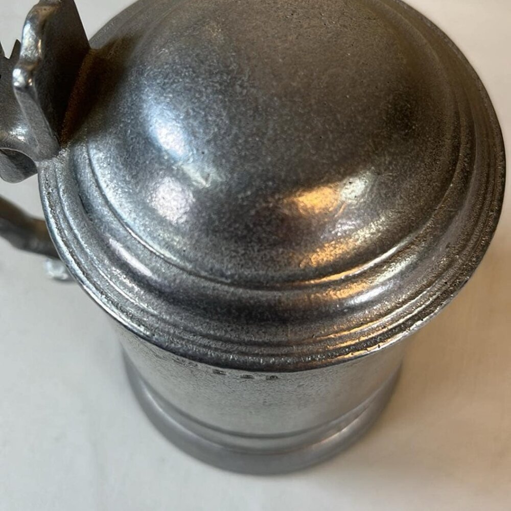 Vintage Wilton Armetale Domed Lidded Tankard Tavern Pub Renaissance Props Gift - Picture 3 of 10